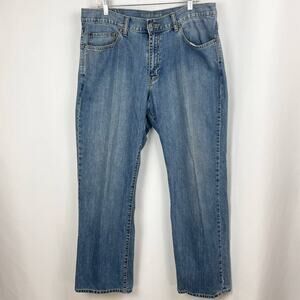 Scott Barber Jeans Size 38 X‎ 32 Classic Fit  Blue Denim Mid Rise Straight Leg